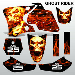 Yamaha TTR 90 1999-2007 GHOST RIDER motocross racing decals set MX graphics