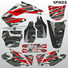 Honda CRF 450 2002-2004 SPIKES motocross racing decals set MX graphics kit