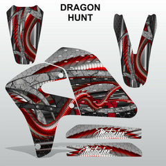 Honda XR650R 2000-2009 DRAGON HUNT motocross decals MX graphics kit