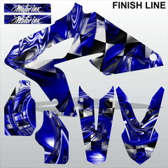 BMW G450X FINISH LINE motocross racing decals set MX graphics stripes kit