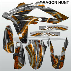 HUSQVARNA CR WR 125 2009-2013 DRAGON HUNT motocross decals set MX graphics kit