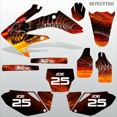 Honda CRF 250 2006 2007 BONEFISH motocross decals set MX graphics kit