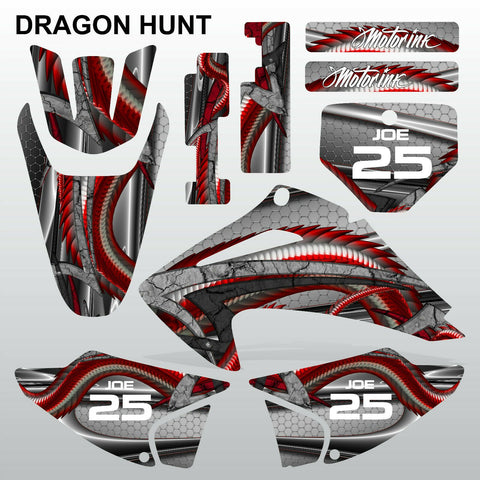 Honda CRF 150-230 2003-2007 DRAGON HUNT motocross decals set MX graphics kit