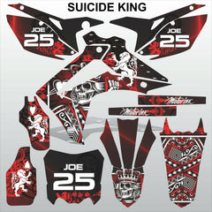 Honda CRF450 2013-2014 CRF250 2014 SUICIDE KING motocross decals MX graphics