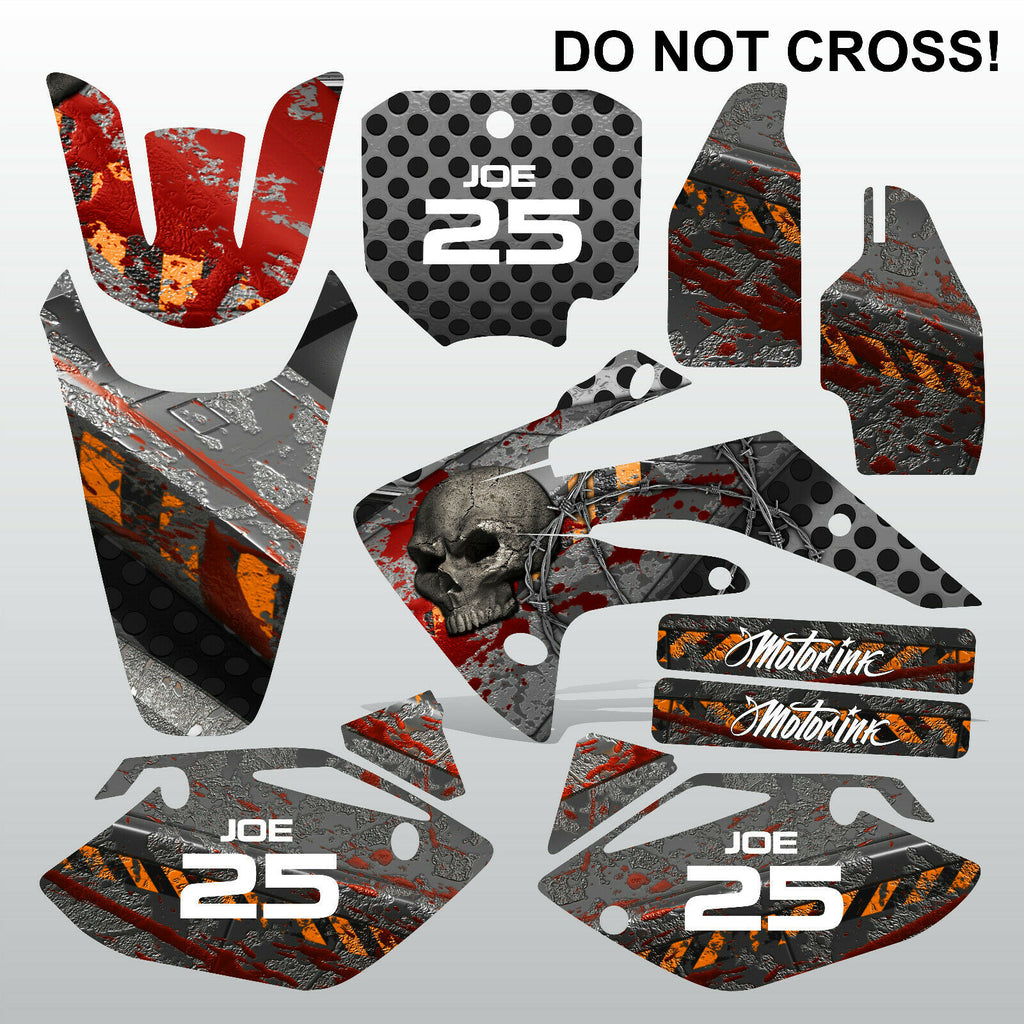 Honda CRF 150R 2007-2018 DO NOT CROSS motocross decals MX graphics kit