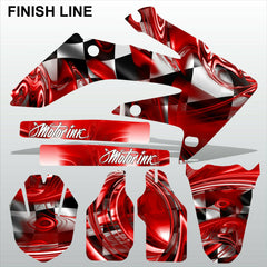 Honda CRF 250 2004-2005 FINISH LINE motocross decals MX graphics kit