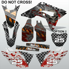 HONDA CR 250 450 2018-2021 DO NOT CROSS motocross racing decals set MX graphics