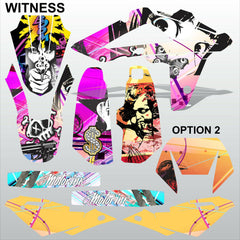 HUSQVARNA CR WR 125 2009-2013 WITNESS motocross racing decals set MX graphics