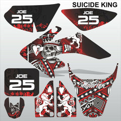 Honda CRF 50 2004-2016 SUICIDE KING motocross racing decals set MX graphics kit