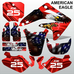 Honda CR85 2003-2012 AMERICAN EAGLE motocross racing decals MX graphics stripe
