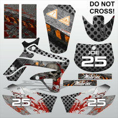 TM MX 125 250 300 450 2008-2014 DO NOT CROSS motocross decals set MX graphics