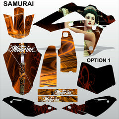 HUSQVARNA 250 450 510 2008-2010 SAMURAI motocross decals set MX graphics kit