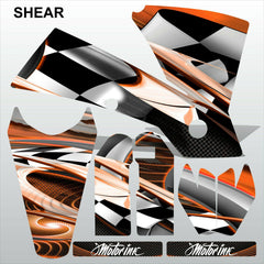 KTM EXC 2004 SHEAR motocross decals racing stripes set MX graphics kit