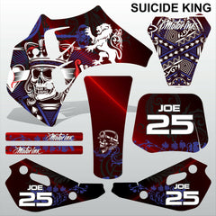 ТМ RACING 50 SUICIDE KING motocross racing decals set MX graphics stripes kit