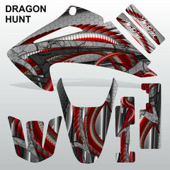 Honda CRF 150-230 2003-2007 DRAGON HUNT motocross decals set MX graphics kit