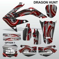 Honda CRF 250X 2004-2012 DRAGON HUNT motocross decals set MX graphics kit