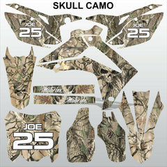 Honda CRF450 2013-2014 CRF250 2014 SKULL CAMO motocross decals MX graphics kit