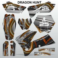 KTM SX 2005-2006 DRAGON HUNT motocross decals racing stripes set MX graphics
