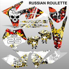 KTM SXF 2011 2012 RUSSIAN ROULETTE motocross racing decals stripes MX graphics