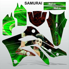 Kawasaki KXF 450 2012-2014 SAMURAI motocross racing decals set MX graphics kit