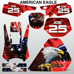 Honda XR 250 1986-1995 AMERICAN EAGLE motocross racing decals set MX graphics