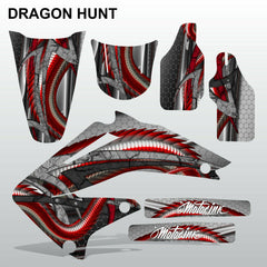 Honda CRF 450 2002-2004 DRAGON HUNT motocross decals set MX graphics kit