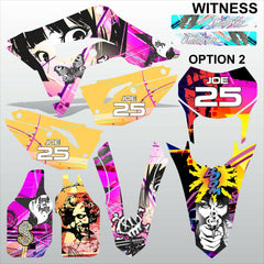 HONDA CR 250 450 2018-2021 WITNESS motocross racing decals set MX graphics kit