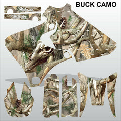 Yamaha YZF 250 400 426 1998-2002 BUCK CAMO motocross decals set MX graphics kit