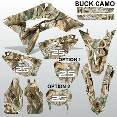 HONDA CR 250 450 2018-2021 BUCK CAMO motocross racing decals set MX graphics kit