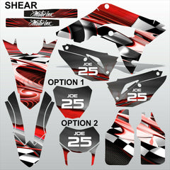 HONDA CR 250 450 2018-2021 SHEAR motocross racing decals set MX graphics kit