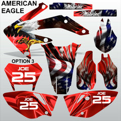 Honda CRF 450X 2005-2016 AMERICAN EAGLE racing motocross decals set MX graphics