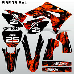 HONDA CRF 450RL 450L 2019-2022 FIRE TRIBAL motocross racing decals MX graphics