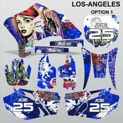 Yamaha WR 250F 450F 2005-2006 LOS-ANGELES motocross decals set MX graphics