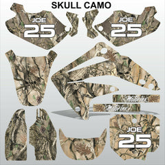 Honda CR85 2003-2012 SKULL CAMO motocross racing decals set MX graphics stripes