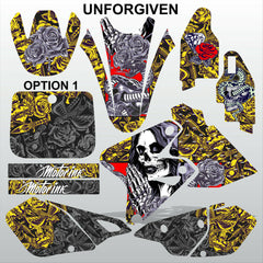 SUZUKI DRZ 400 2002-2020 UNFORGIVEN motocross racing decals set MX graphics kit