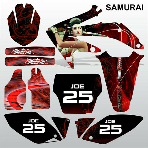 Honda CRF 450 2005-2007 SAMURAI racing motocross decals set MX graphics kit