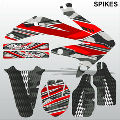 Honda CRF 450 2008 SPIKES motocross racing decals set MX graphics stripes kit