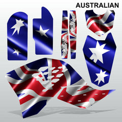 KTM SX 65 2009-2012 AUSTRALIAN motocross racing decals stripe set MX graphics