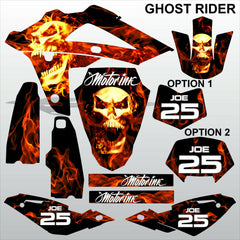 HUSQVARNA 250 450 510 2008-2010 GHOST RIDER motocross decals set MX graphics kit