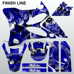 Yamaha YZ 85 2002-2014 FINISH LINE motocross racing decals set MX graphics kit