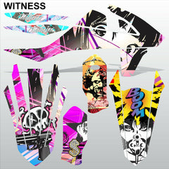 KTM SXF SX 125-450 2016-2018 WITNESS motocross racing decals set MX graphics kit