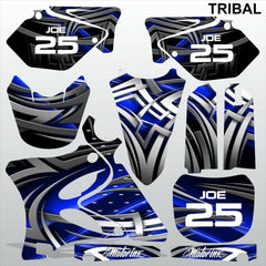 Yamaha YZ 125 250 2002-2014 TRIBAL motocross racing decals set MX graphics kit