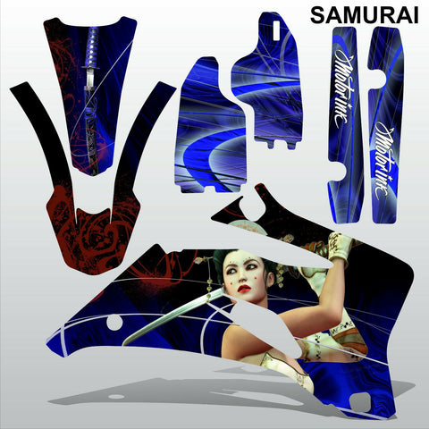 Yamaha WR 450F 2007-2013 SAMURAI motocross racing decals set MX graphics kit