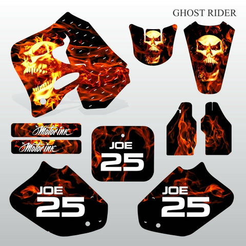 Honda CR125 CR250 93-94 GHOST RIDER motocross decals set MX graphics kit