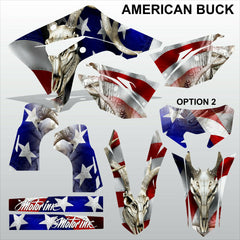 HONDA CRF 450RL 450L 2019-2022 AMERICAN BUCK motocross racing decals MX graphics