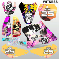 SUZUKI RM 85 2001-2012 WITNESS motocross racing decals set MX graphics kit