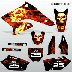 Suzuki RMZ 250 2004-2006 GHOST RIDER motocross racing decals set MX graphics kit