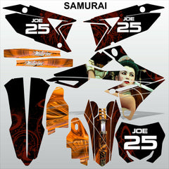 SUZUKI RMZ 450 2018-2021 SAMURAI motocross racing decals set MX graphics kit