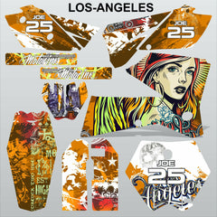 KTM SX 2005-2006 LOS-ANGELES motocross racing decals set MX graphics stripes