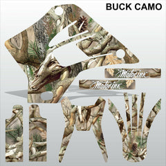 Kawasaki KDX 200 220 1995-2008 BUCK CAMO motocross decals set MX graphics kit